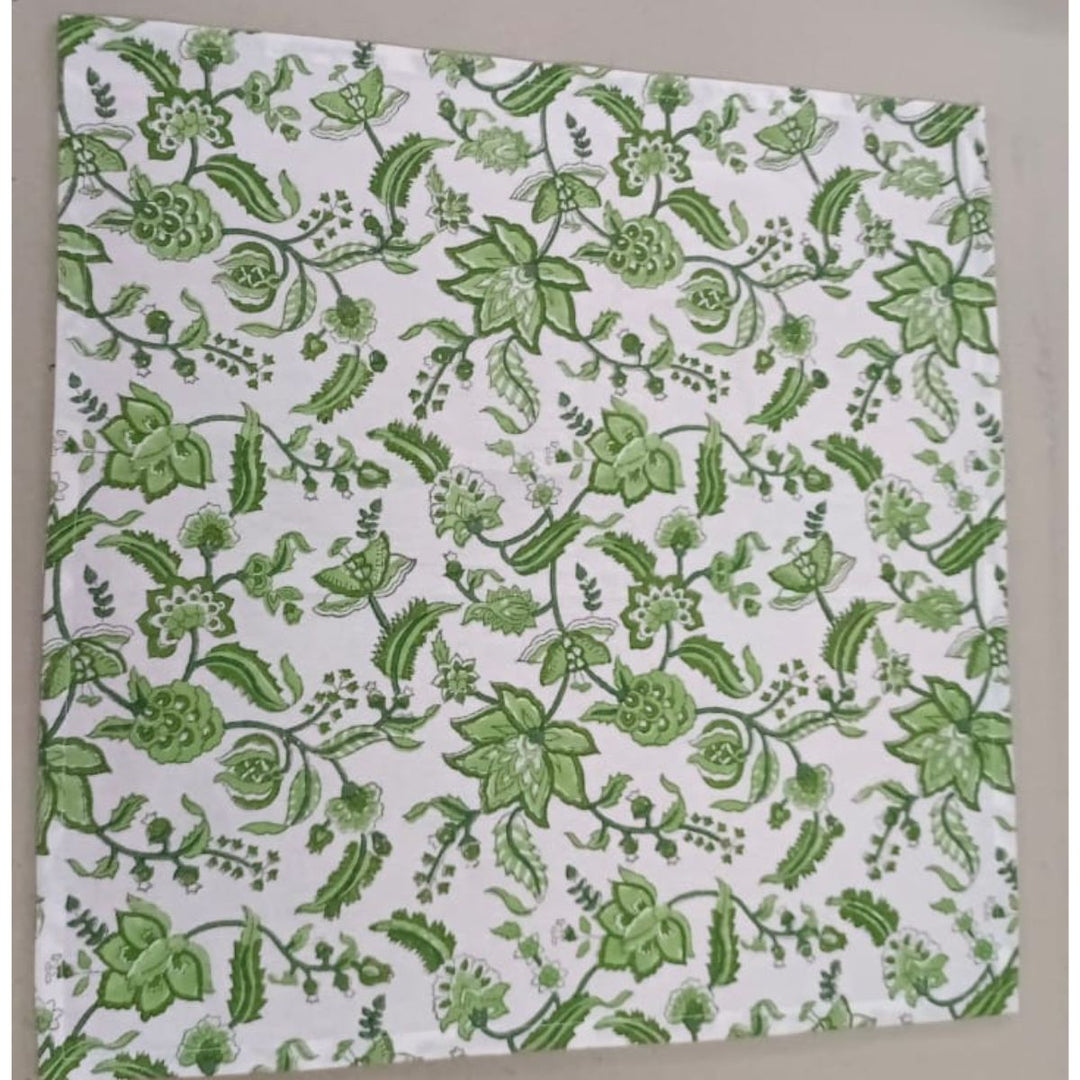 green christmas napkins