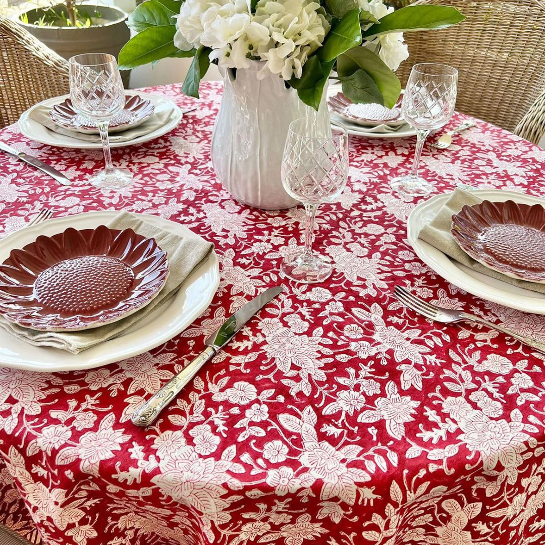 ESFVRG Floral Oval Fitted Tablecloth – Waterproof Polyester Cover For 52x96 Inch Table, Perfect For Parties & Holidays